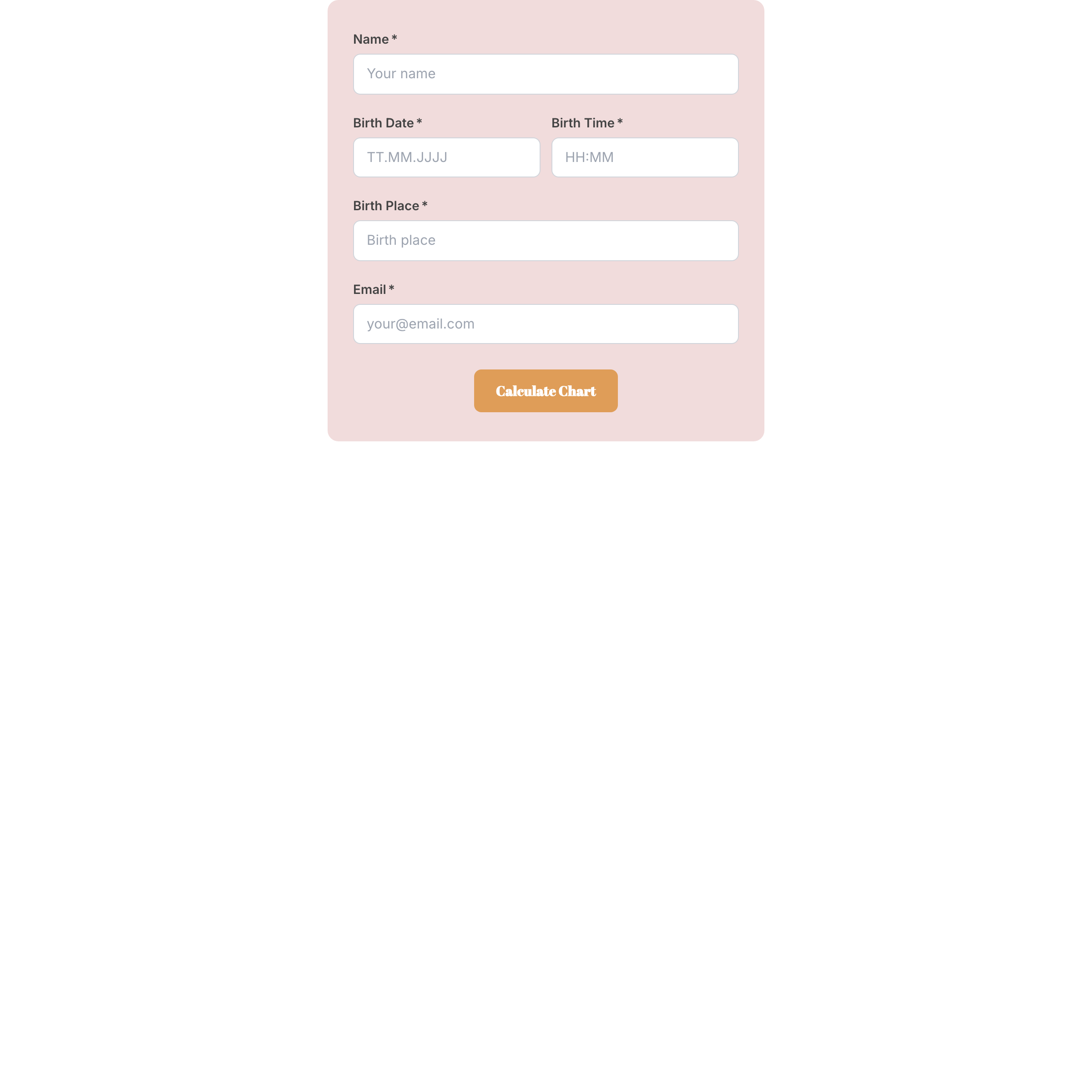Embed a Human Design calculator on your own website